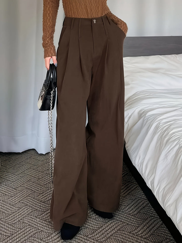Celine | Plisserade Vida Byxor