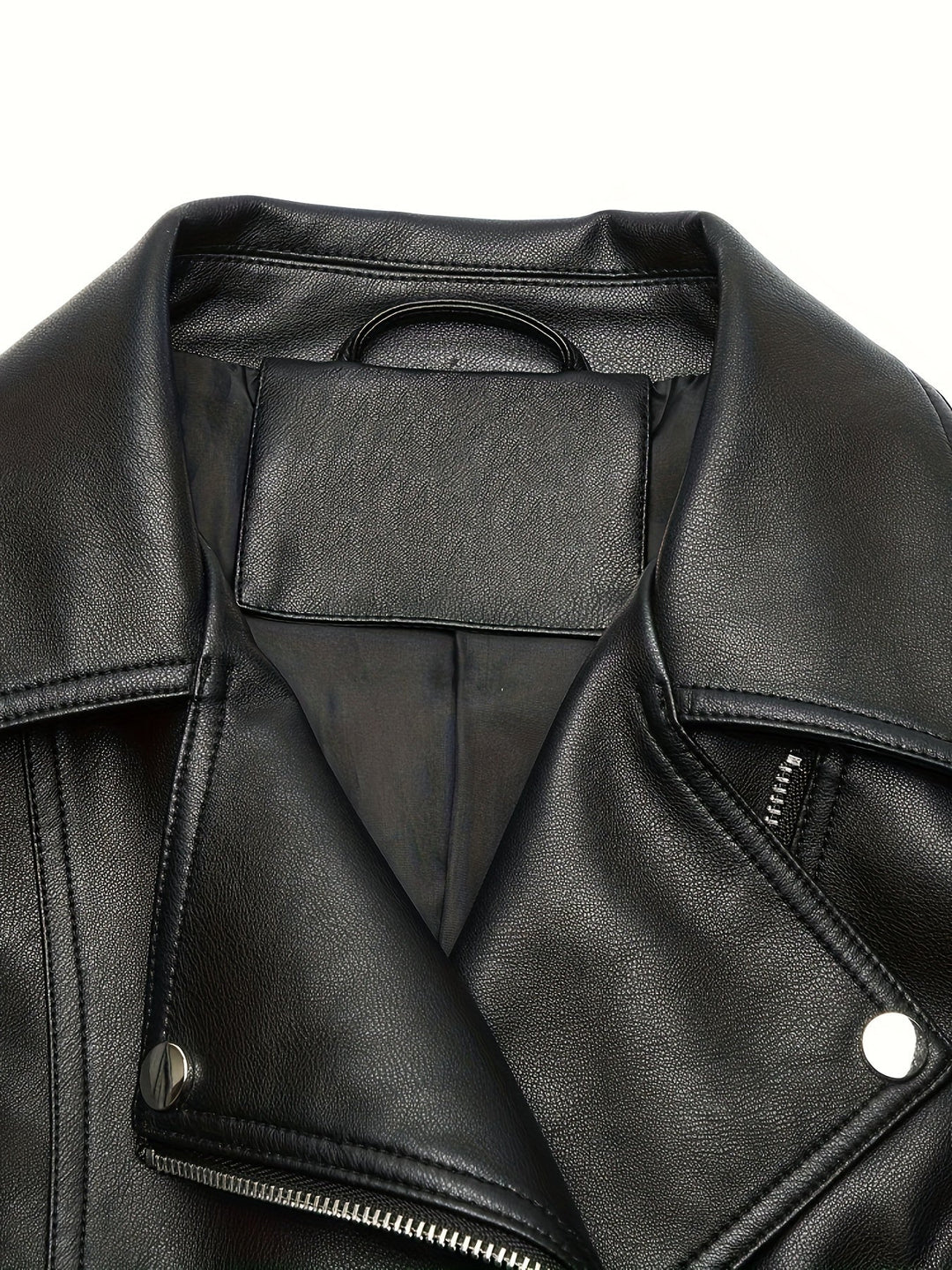 Mabel | Skulpterad Zip-Front Moto Jacka