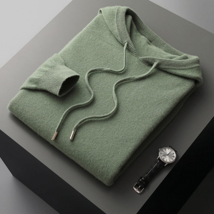 Ronan | Mjukstickad Hoodie