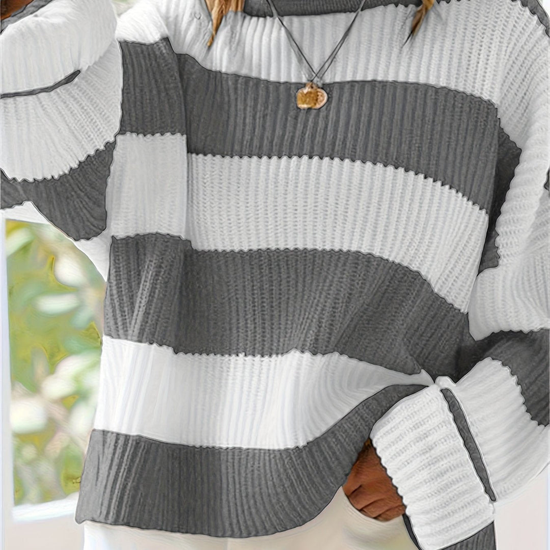 Ivy | Avslappnad Färgblock Sweater