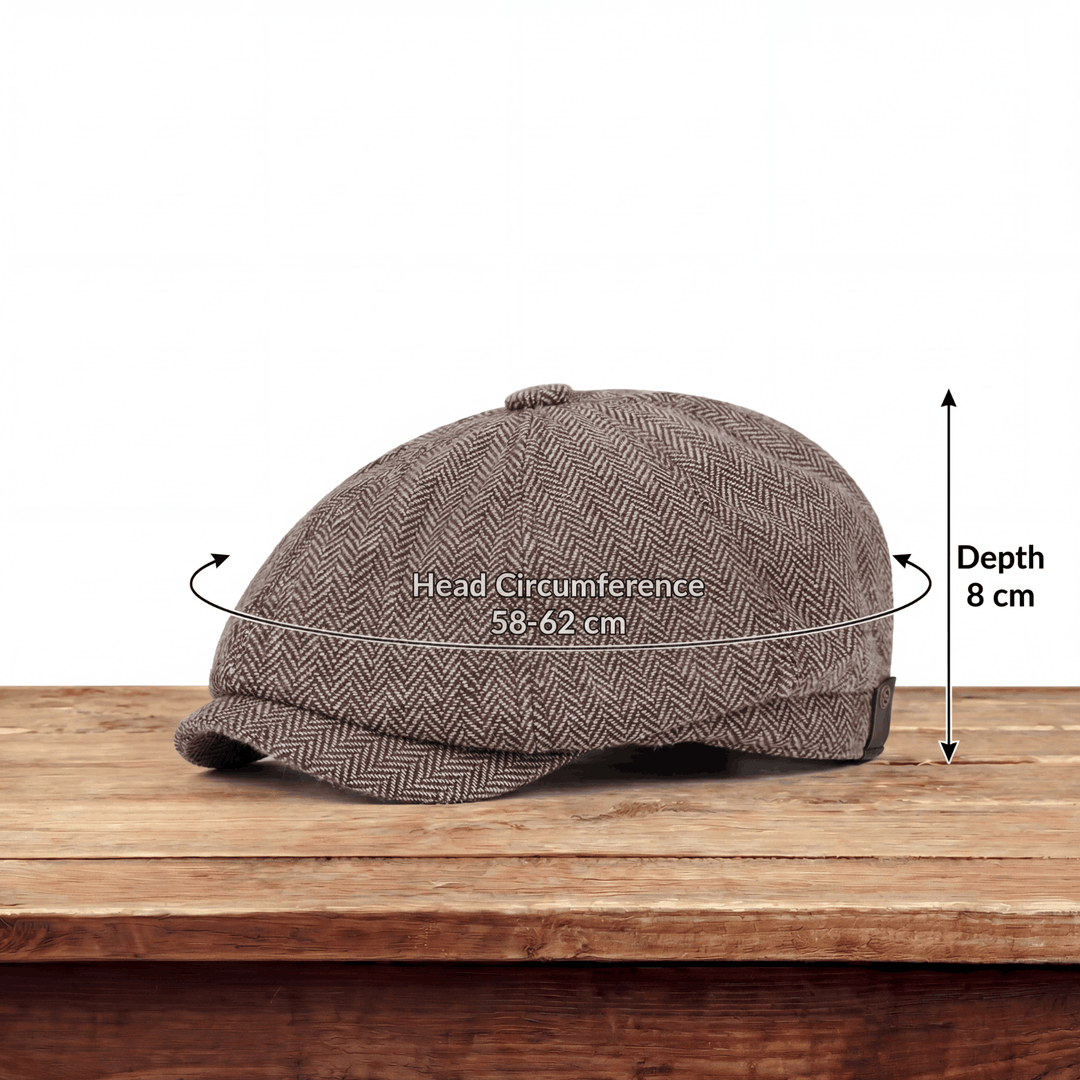 Manuel | Vintage Herringbone Everyday Cap