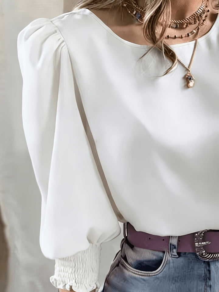 Ellen | Blus med Puffärmar