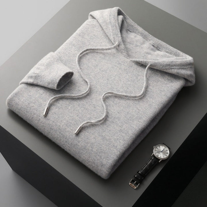 Ronan | Mjukstickad Hoodie