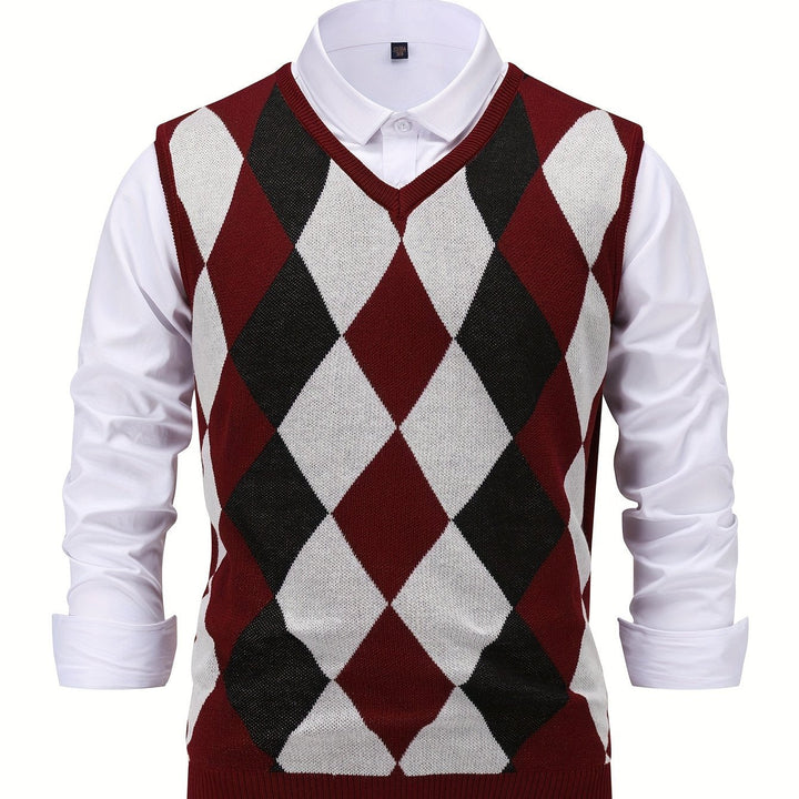 Chandler | Klassisk Argyle Tröja Väster