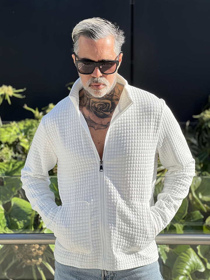 Hugo | Texturerad Zip-Up Jacka
