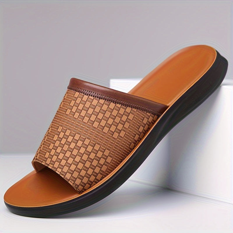 Elliot | Vävda Slide Sandaler