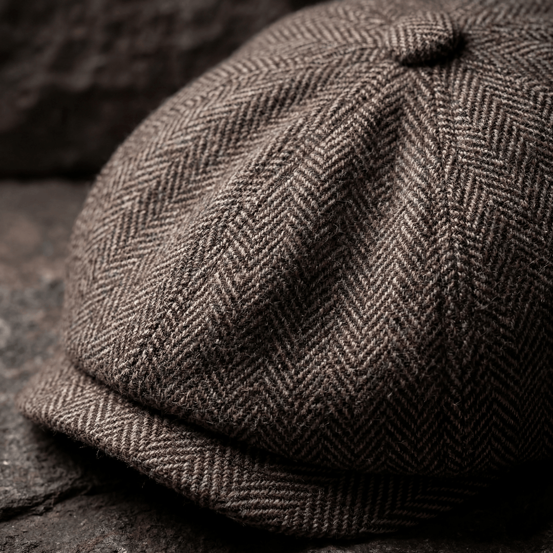 Manuel | Vintage Herringbone Everyday Cap