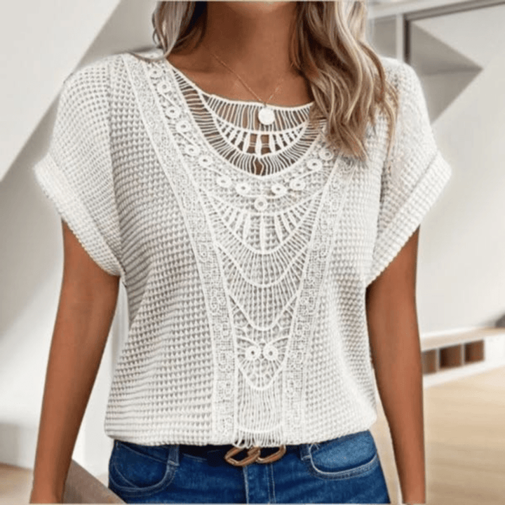 Judith | Vintage Spetsdetalj Topp