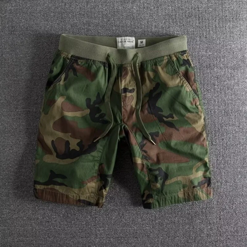 Nathan | Avslappnade Camo Shorts