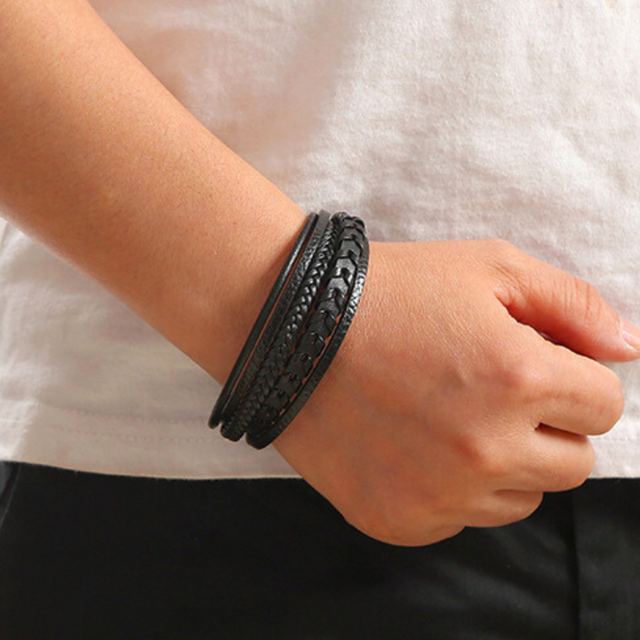 Nolan | Flätad Vikingarmband