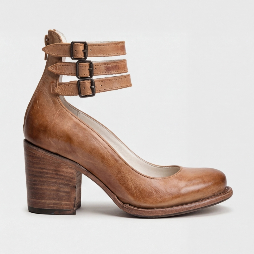 Sommar | Elegant Retro Ankelremmar Klackar
