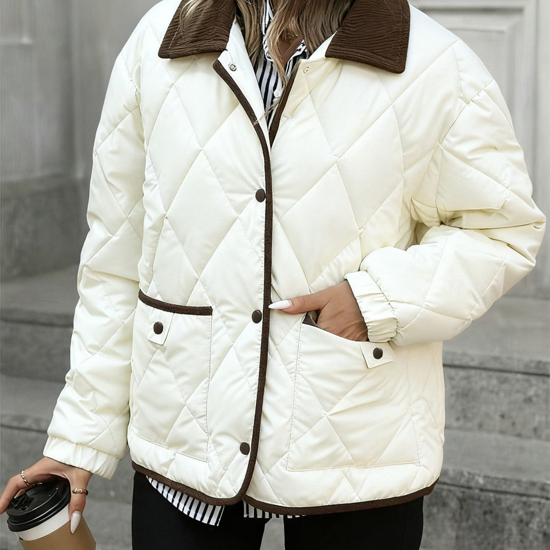 Imogen | Diamantquiltad Fodrad Jacka