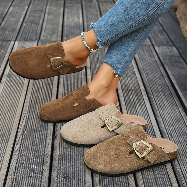 Winona | Slip-On Mules med Spänne