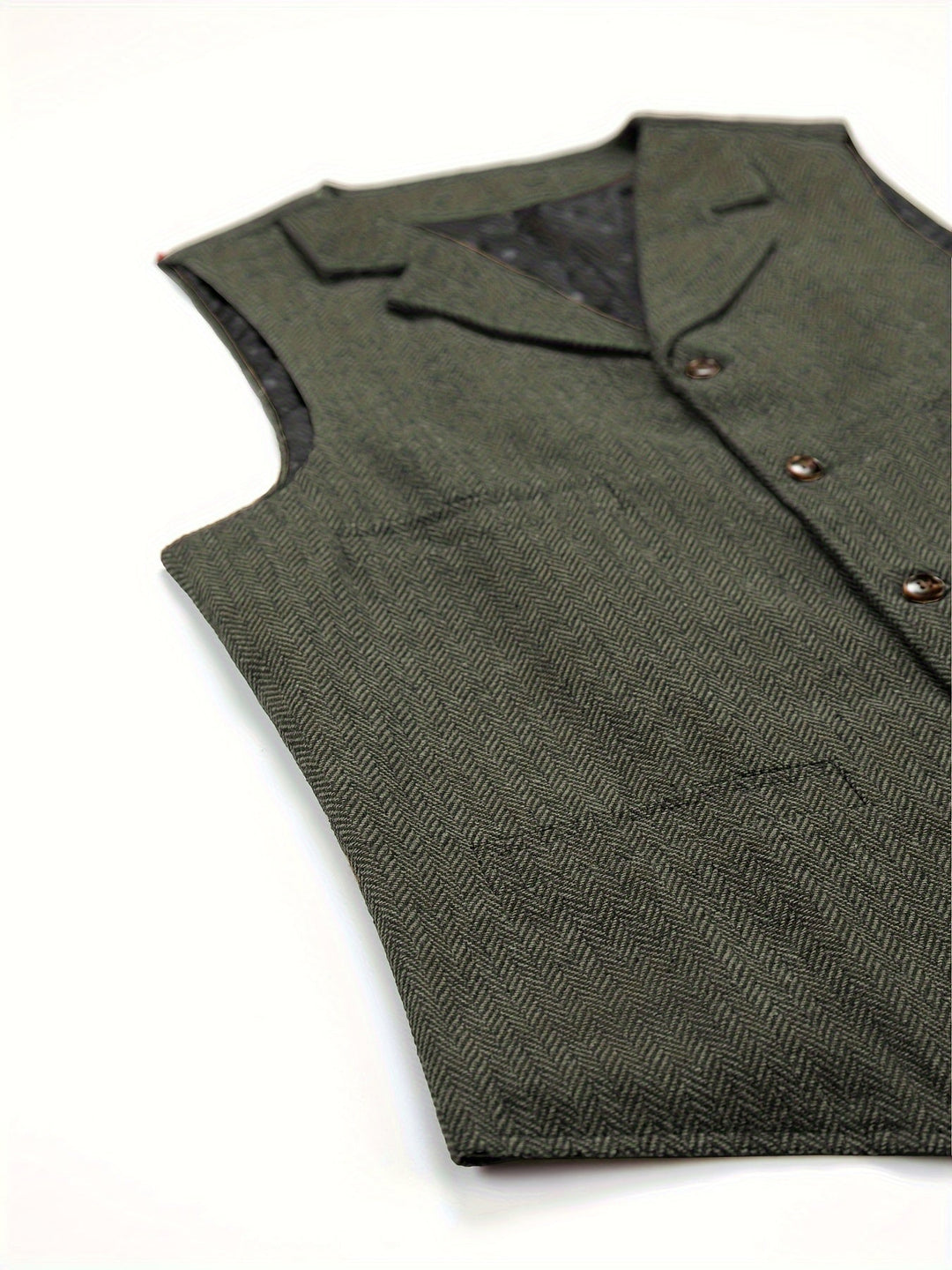 Colton | Heritage Herringbone Vest