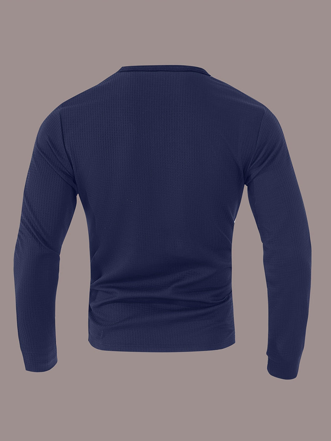 Curtis | Texturerad långärmad Henley