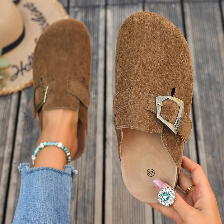 Winona | Slip-On Mules med Spänne