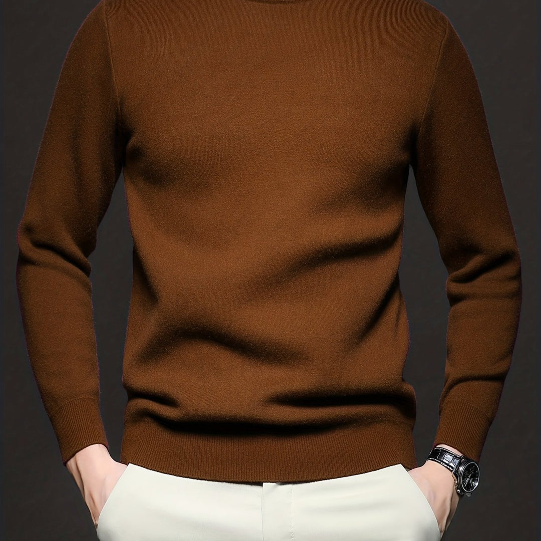 Russell | Finslipad Mock-Neck Tröja