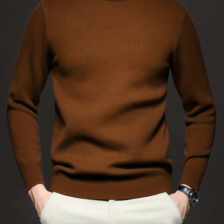 Russell | Finslipad Mock-Neck Tröja