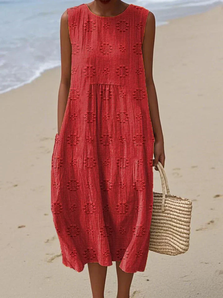 Hannah | Elegant Sommar Pocket Klänning