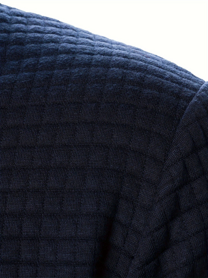 Raymond | Texturerad Zip-Up Bomberjacka