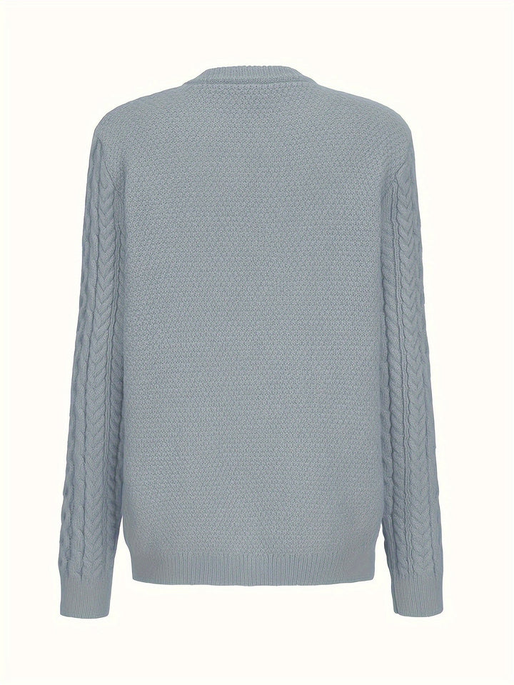 Fern | Texturerad Knapp-Front Kofta
