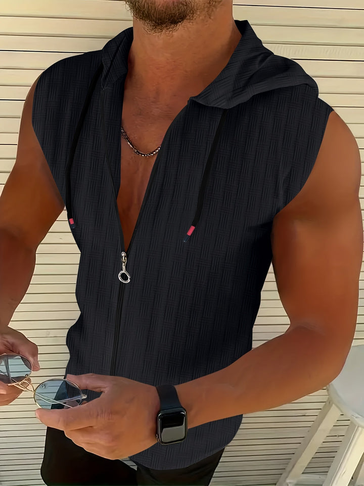 Rhett | Huvan Zip Tank Top