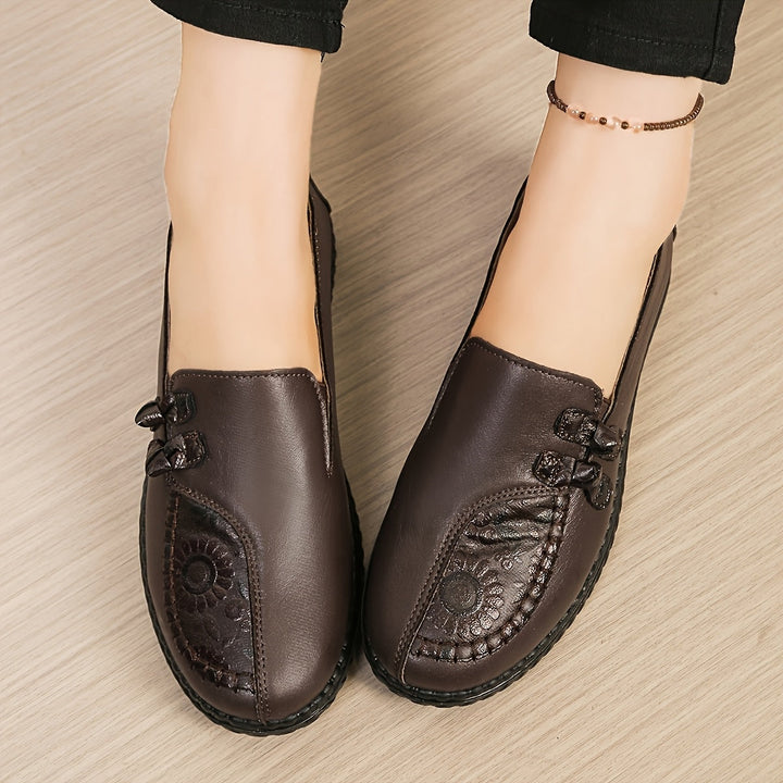 Geraldine | Vadderade Slip-On Loafers