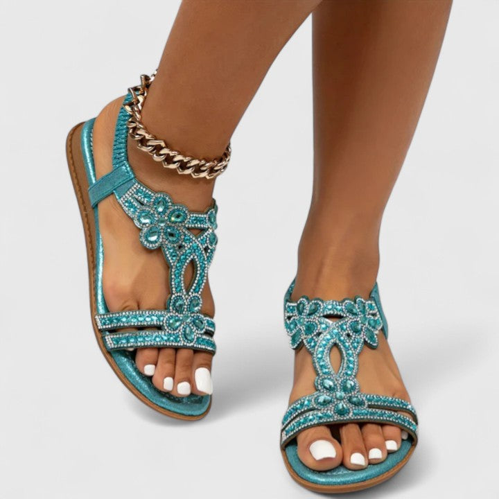 Rebecca | Eleganta Ortopediska Beads Sandaler