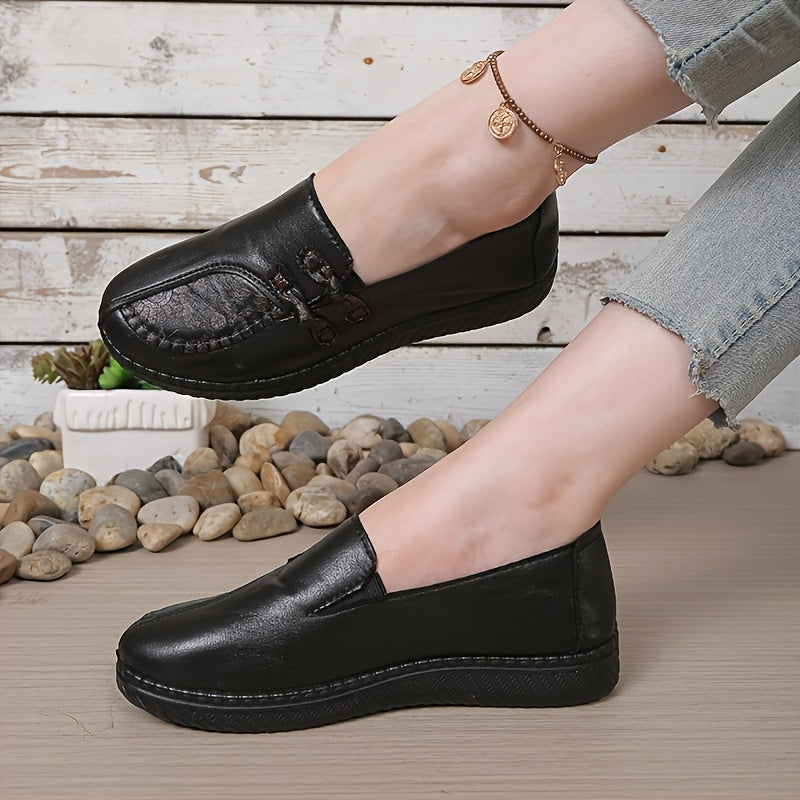 Geraldine | Vadderade Slip-On Loafers
