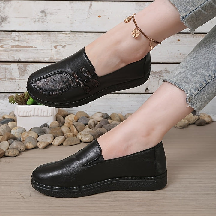 Geraldine | Vadderade Slip-On Loafers