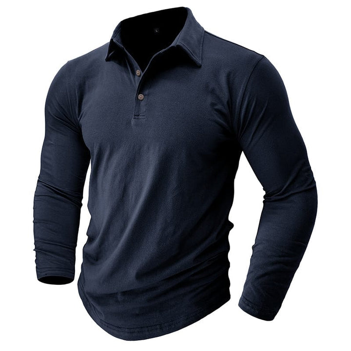 Travis Owen | Stilig Premium Långärmad Polo