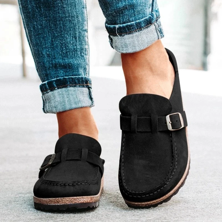 Lauren | Låg Klack Spänne Loafers