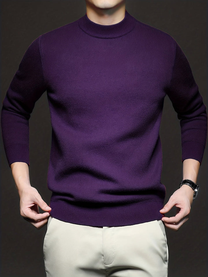 Russell | Finslipad Mock-Neck Tröja