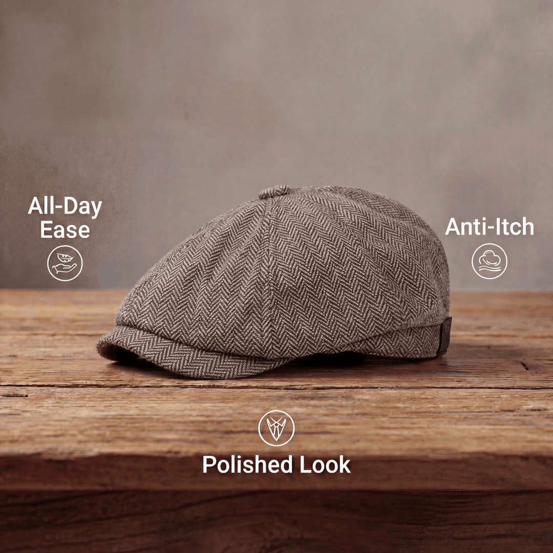 Manuel | Vintage Herringbone Everyday Cap