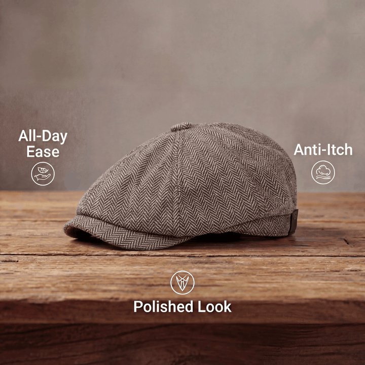 Manuel | Vintage Herringbone Everyday Cap