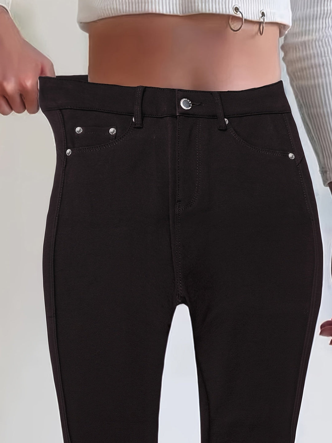 Joan | Högmidjade Skinny Jeans