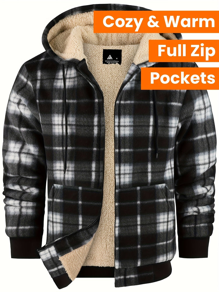 Declan | Mysig Hooded Zip-Up Jacka
