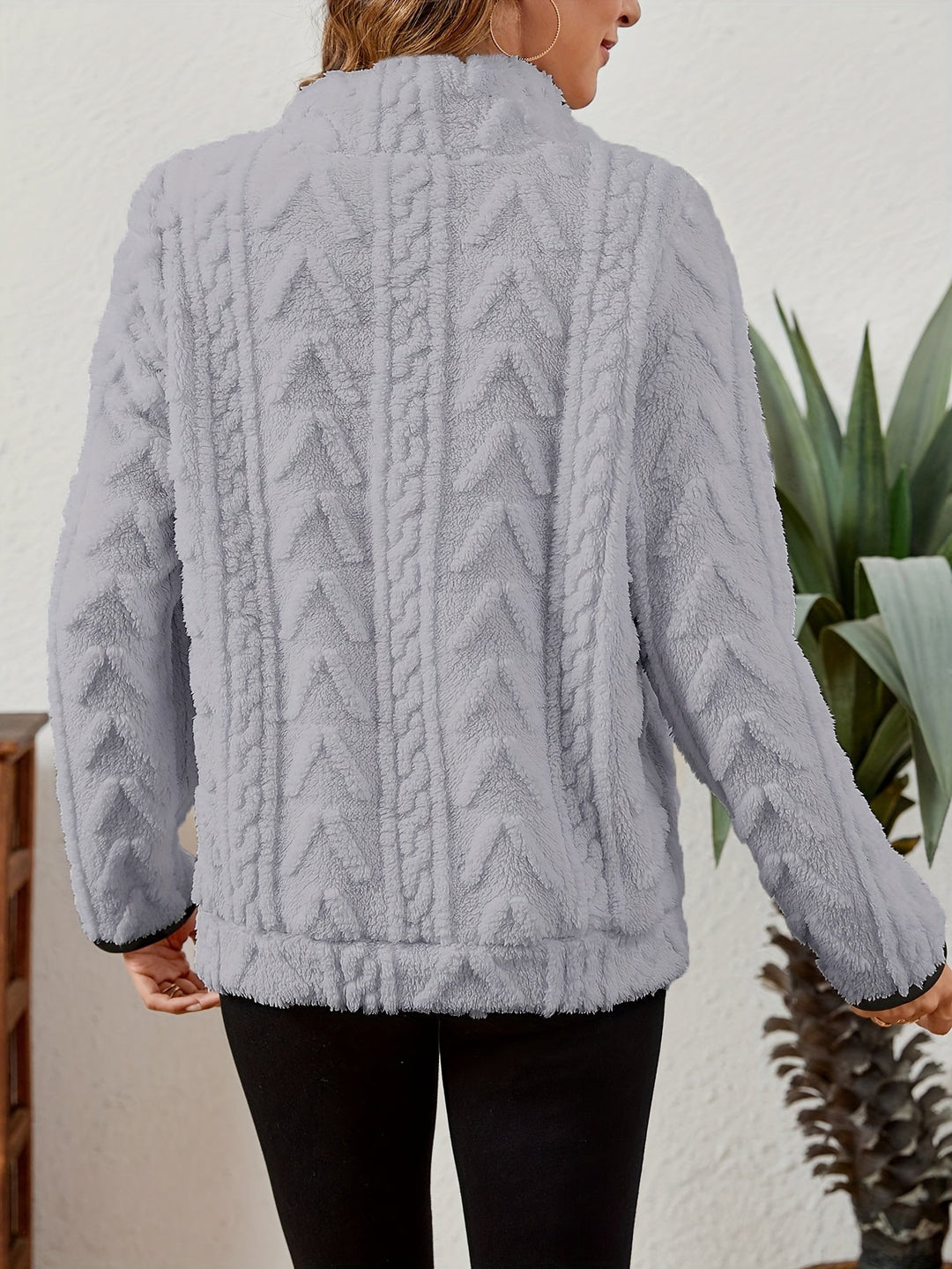 Delilah | Mysig Halvdragkedja Pullover
