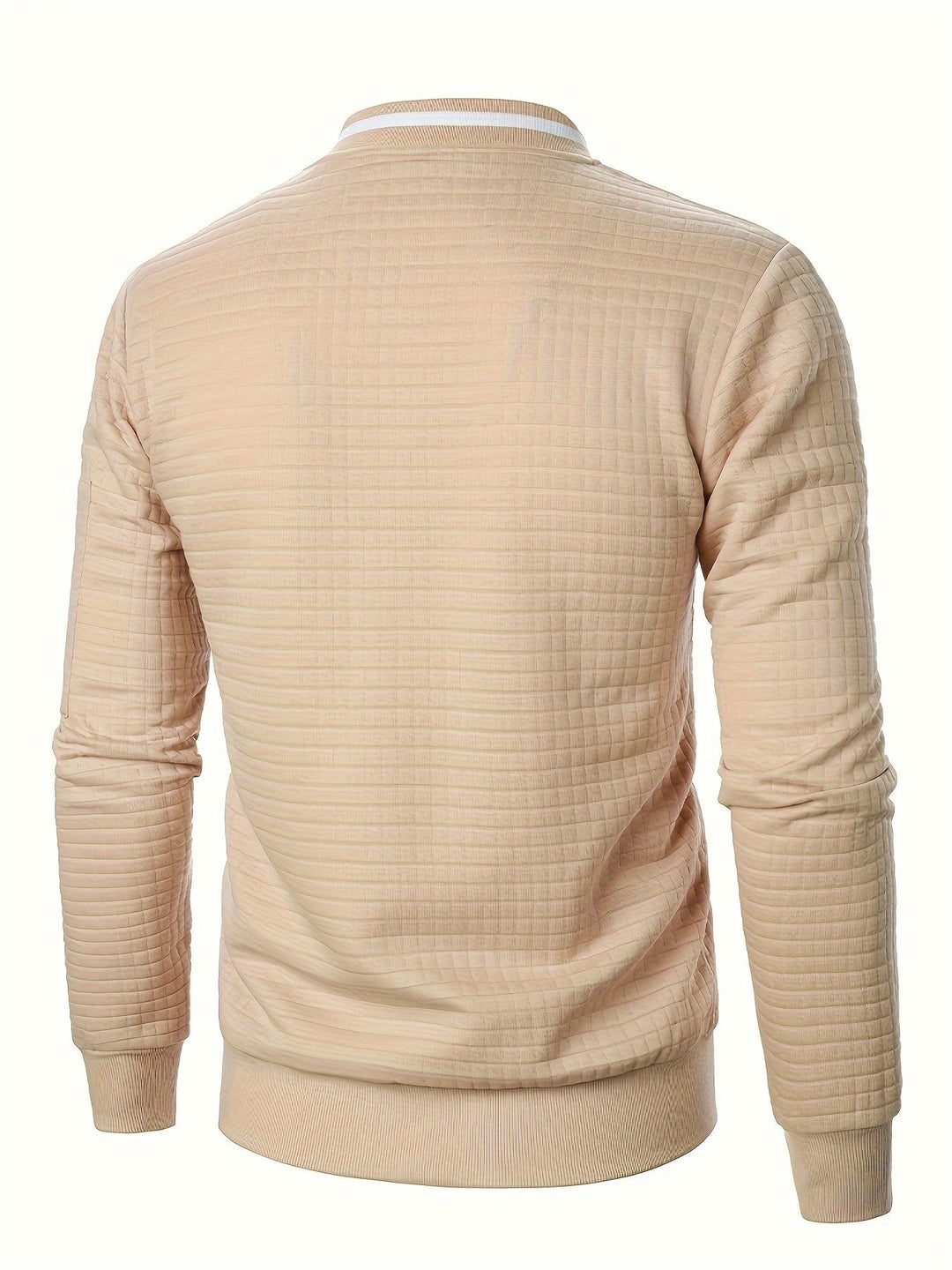 Raymond | Texturerad Zip-Up Bomberjacka