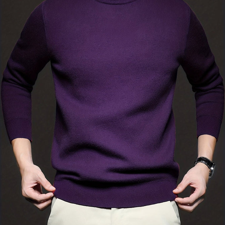 Russell | Finslipad Mock-Neck Tröja