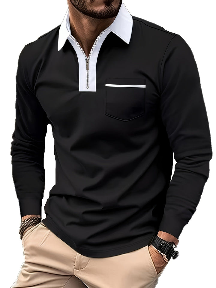 Curtis | Raffinerad Zip-Krage Polotröja