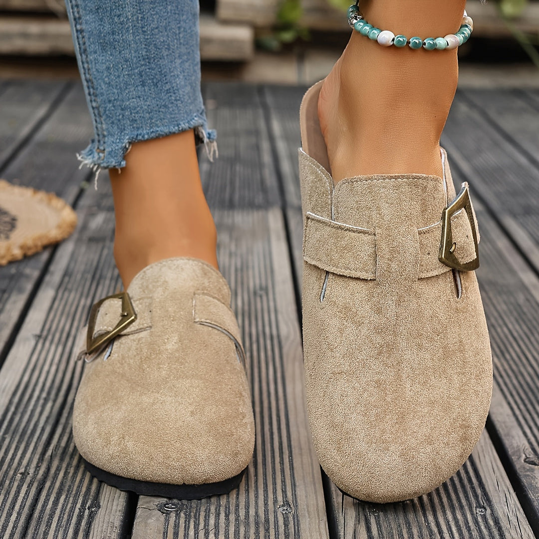 Winona | Slip-On Mules med Spänne