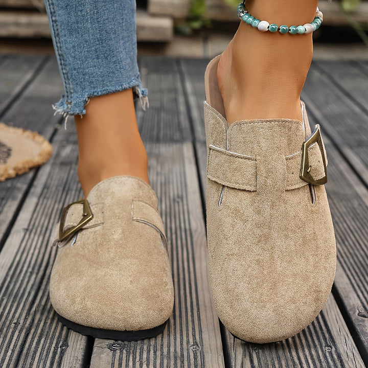 Winona | Slip-On Mules med Spänne
