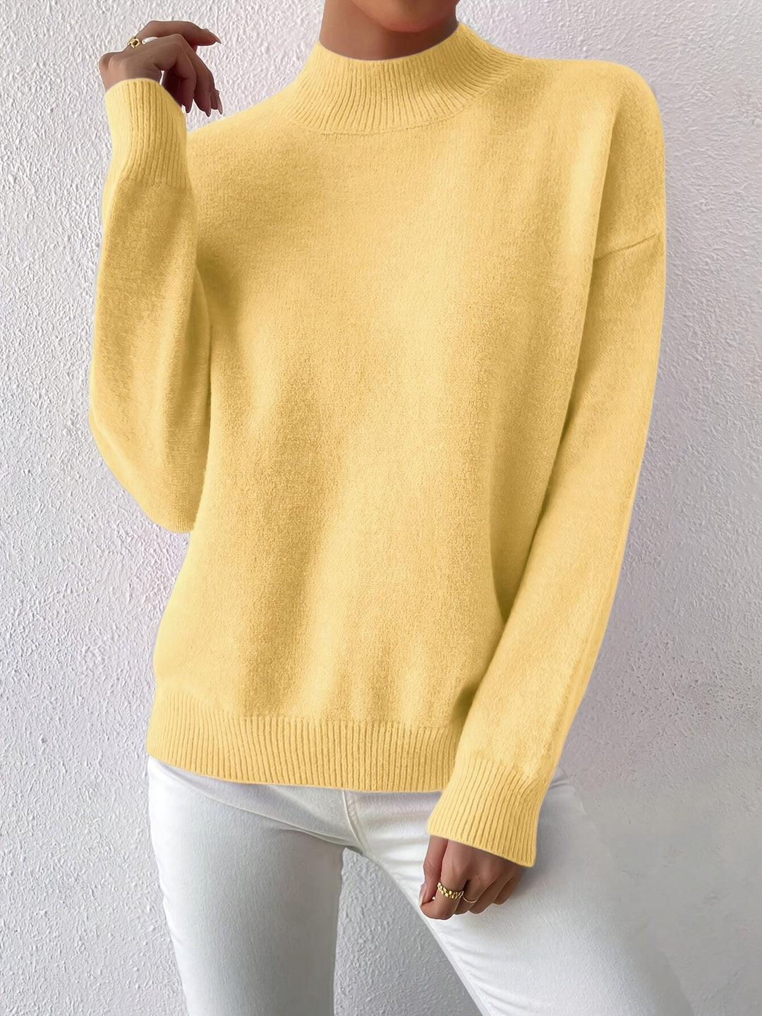 Lorelei | Förfinad Mock Neck Tröja