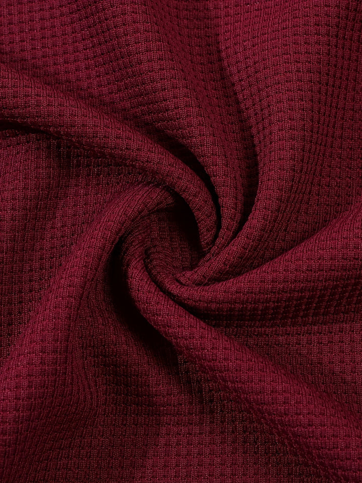 Jonathan | Texturerad långärmad Henley-skjorta