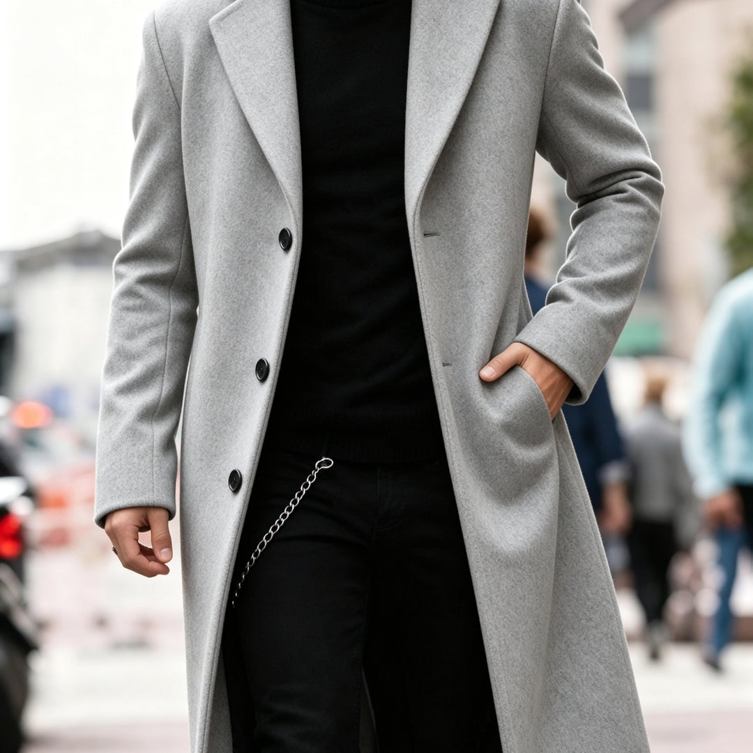 Chandler | Raffinerad Lång Trench Coat