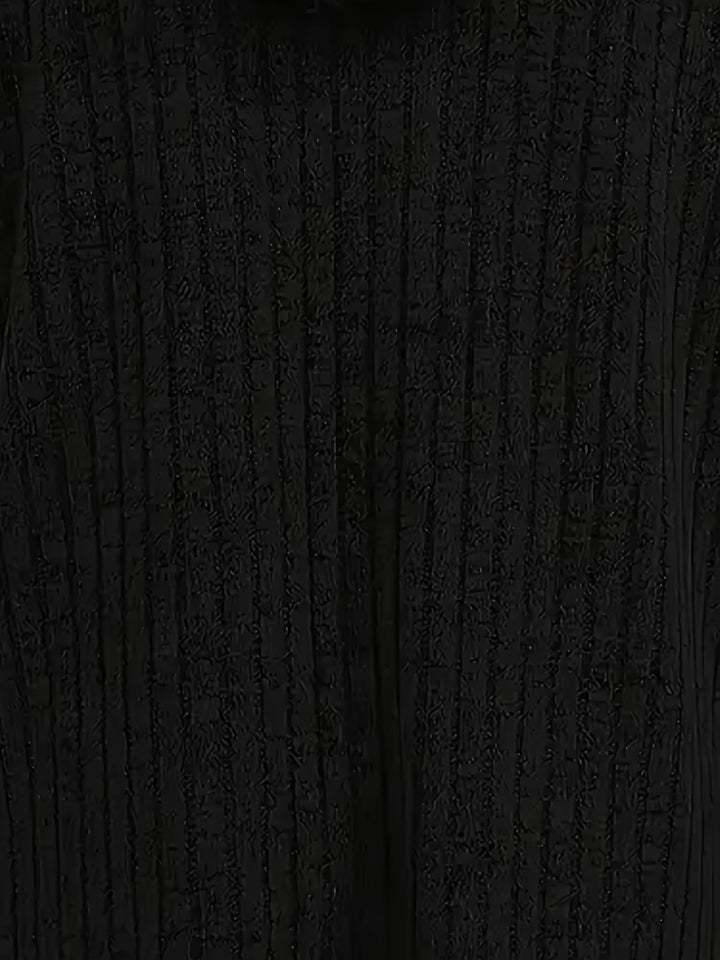Cecilia | Texturerad Färgblockad Huva Jacka