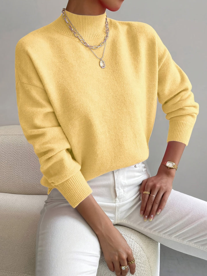 Lorelei | Förfinad Mock Neck Tröja