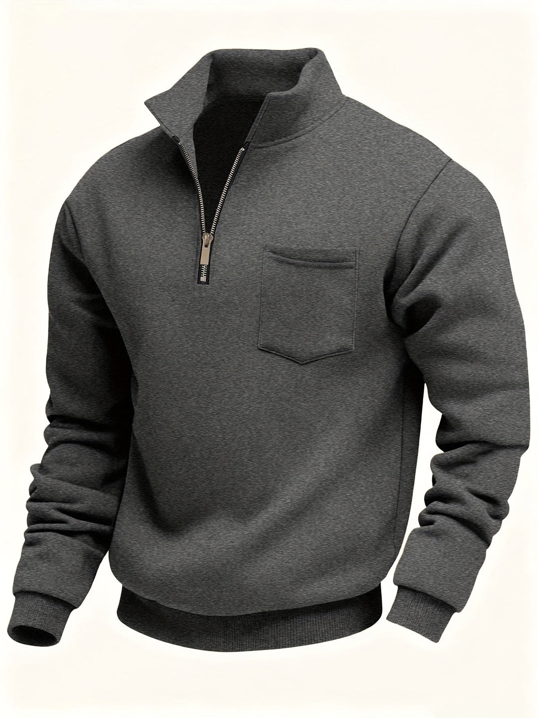 Emmett | Raffinerad Halv-Zip Pullover