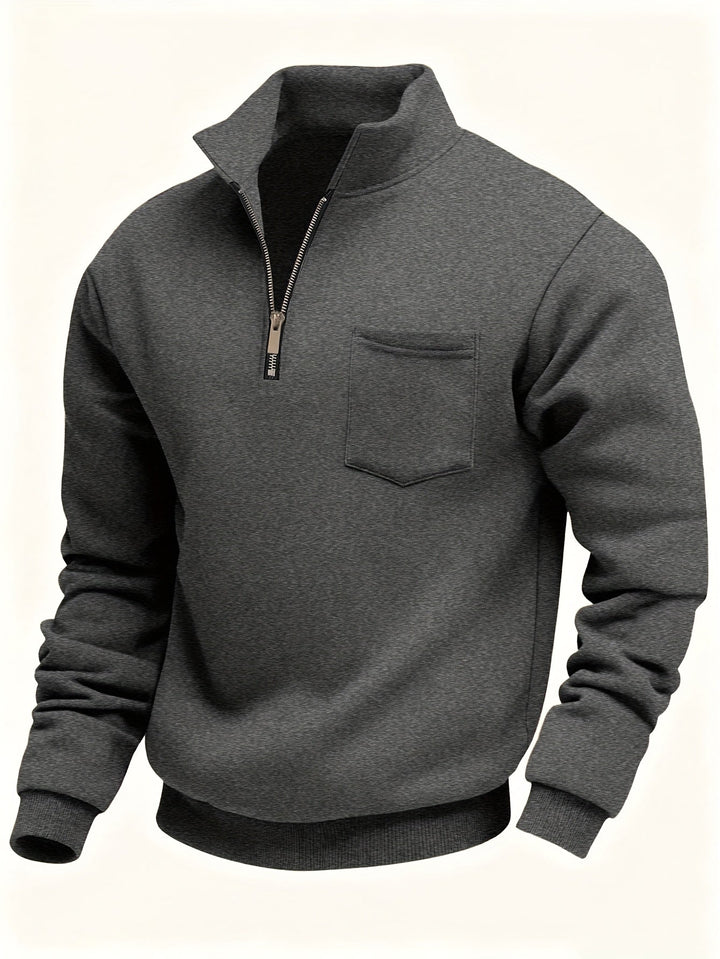 Emmett | Raffinerad Halv-Zip Pullover